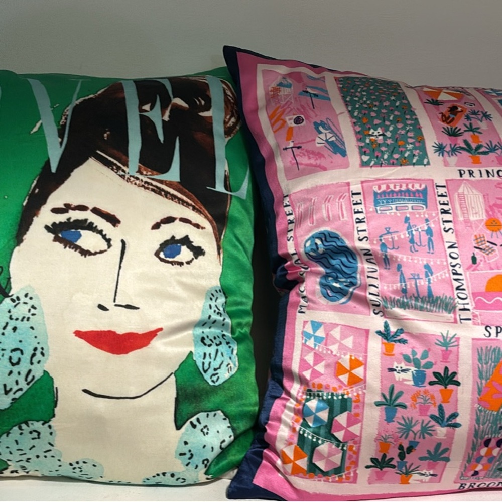 Kate Spade Silk Decorative Throw Pillows